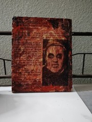 Vintage Tv Classic Doctor Creep News Article Halloween Horror Painting 1970s