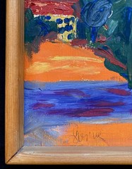 Original Painting PIESTANY – NAPOLEONIC BATHS – SPA CITY – SLOVAKIA – OIL/CANVAS