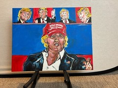 Donald Trump Original Painting „Make America Great“