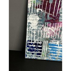 Original Acrylic Painting On Reclaimed Wood Titled Break Free Modern Art Signed