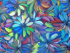 SELINA NUMINA 175 x 100 cm Original Aboriginal Painting. Bush Medicine Leaves