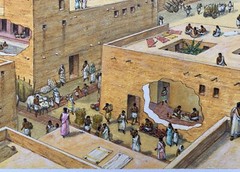Original Artwork by Richard Hook of 2500 BCE settlement Mohenjo-daro, Pakistan
