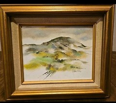 Harriet Ross Original Painting Signed Artist Framed California Art Rare 9×8″