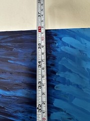 24×36 inch „Johnny Davis Abstract Acrylic on Canvas Painting – Original Artwork“