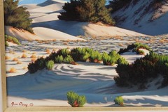 June Carey Large 20×30 Oil Painting California Desert Landscape Listed Artist
