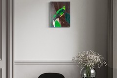 2 Month Flight 14 x 18 in Acrylic On Canvas Painting