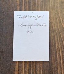 ACEO Original Cupid Honey Bees Cartoon Watercolor Painting