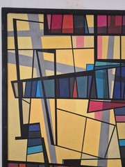 Jose Maria Mijares, Original Painting in Wood
