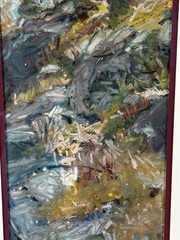 Carol Sloane Coastal Maine Squeaker Cove Oil Acrylic Seascape Landscape Beach 30