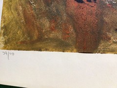 Vtg 1960,s Abstract Birds by HEINZ ROSIEN Signed Numbered Serigraph MCM Art