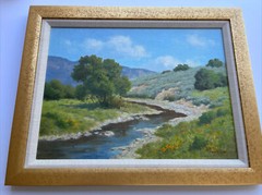David Chapple Painting Listed Famous American Landscape Artist Western Painter