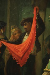 19th Century European School Spanish Genre Tavern Scene