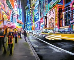 24×30 Painting Of 42nd Street