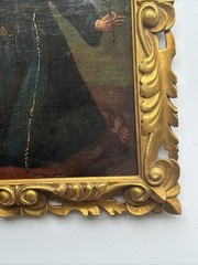 ANTIQUE OLD MASTER PAINTING RELIGIOUS ICON PORTRAIT 18TH CENTURY OR OLDER RELIC