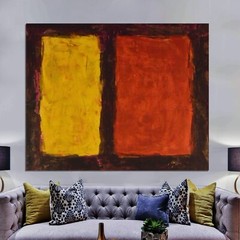 ￼ Mark Rothko style Professional￼ Artist Canvas￼ painting￼ 72”X60”Abstract,6ft
