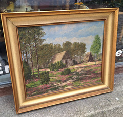 Walter Devender Munich Lüneburg Heath Heathland Oil Painting on Canvas