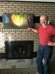 ORIGINAL ART by Steven Graff „Source“ 20×16 stretched canvas/acrylic colors