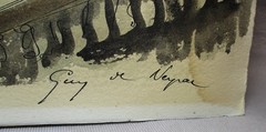 2 Original Guy De Neyrac MCM Watercolors – Monte Carlo & London Trafalgar Square