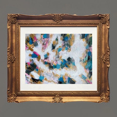 Painting Original Acrylic Matted 11×14 Abstract Modern Art Jimarieart