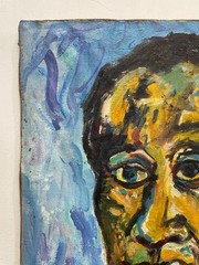 Beauford Delaney Painting – Abstract Figures art – Harlem Renaissance art