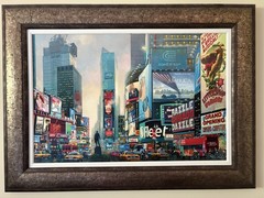 Times Square South – Alexander Chen (Signed Hand-embellished Giclee On Canvas)