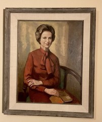 Portrait Painting Of Anne Smith By San Antonio Texas Artist John Squire Adams