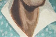 Vivian Child 1920-2016 St. Vincent / Painting 1970 „The Good Neighbour…“ Caribbean