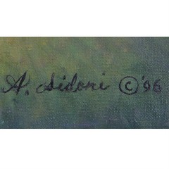 „Concert in the Park“ By Anthony Sidoni 1996 Signed Oil on Canvas 24″x30″