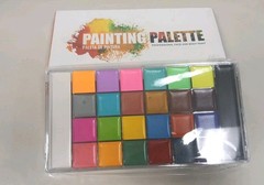 26 Colors Body Face Paint Cosplay Makeup Palette Professional 10 Brushes Kit