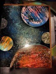 Paintings of Planets In Space