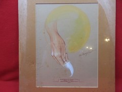 Original 1984-Jonny-Hawk-Native-American-Water-Color-Painting