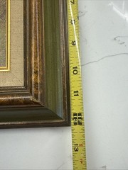 H.WEHLER ORIGINAL OIL ON CANVAS TREE LANDSCAPE PAINTING 14×12 Frame