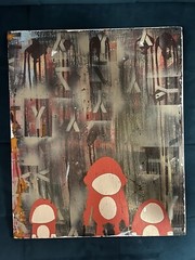 Sean Whisenet “AKO” Grafitti Artist Painting – Double sided