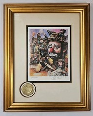 EMMETT KELLY A Tribute to Circus Collection Leighton Jones Signed Print LOW #039