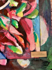 MILAN KLIMES: Important Mid-Century Czech Expressionist artist (1945-2013)