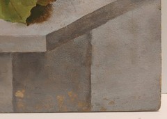 VTG 1940 Floral Flowers Still Life Oil Painting on Board Unframed 12X20