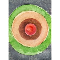 Original painting ACEO miniature OOAK modern art unique trend abstract No. 514