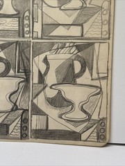 Mid Century Painting Study Drawing Still Life Cubist Cubism Modernism Jo Cain