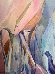 Watercolor Painting Kettle On The Table Unknown Artist Unframed Decor nAAA2795