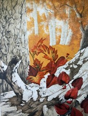 Autumn in the FOREST Hand Signed Limited Edition Artwork Print 57/200