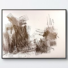 Original Abstract Expressionism 18×24 Canvas Neutral Handmade Signed Fine Art 2