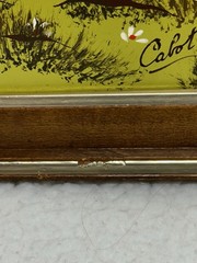 Mid Century Vtg Signed Lola Cabot Amish Boy Art Print Turner Wall Art 27” X 11”