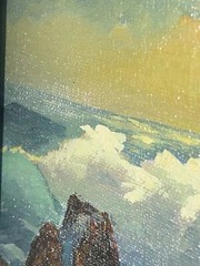 Richard Danskin – ocean seascape breaking wave oil painting excellent condition 