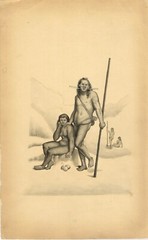 Hand Miniature Painting Of Tribal Couple Handmade Gouache On Paper 8.25×13 Inch