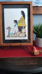 A Beautiful Original Vintage 1970 Painting Signed By The Artist