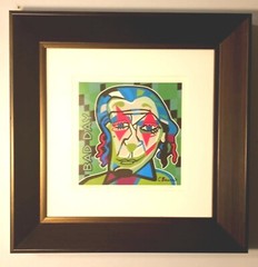 Joker, CBaum, Limited Edition Print, #1/100, Framed 15×15
