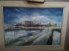 „Venetian Harbor“ Sergio Gaggetta, Italian Futurist, shop Studio TORNO