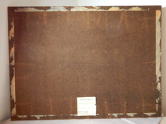 AUSTRALIAN OIL PAINTING ON BOARD ROUNDUP HARNDORF BY MAUREEN RESCHKE CIRCA 1970