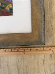 Shlomo Alter Lazy Evenings Hand Signed 71/495 Serigraph Framed Primitive Art