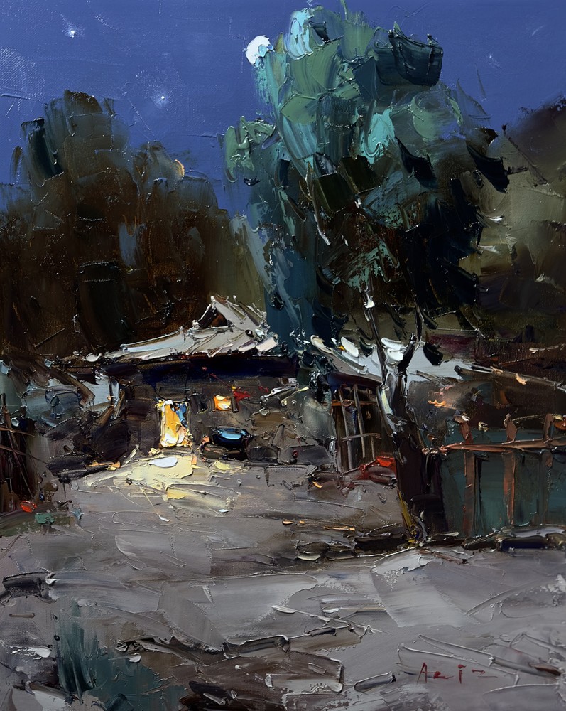 Landscape by Aziz Sulaymanov, 2023
